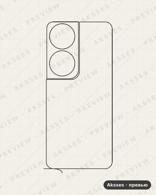 Лекало для Honor Play 50 Plus, Back