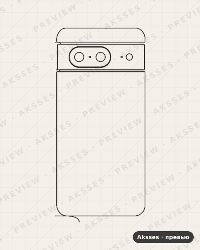 Лекало для Google Pixel 8, Back