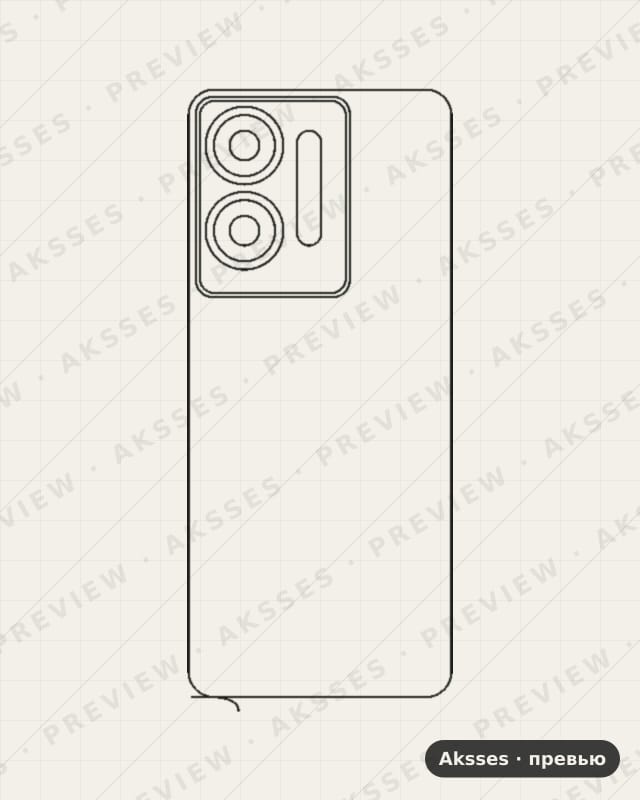 Лекало Hot 30 5G V2 для Hot-ser. Infinix Hot 30 5G, Back, Clear