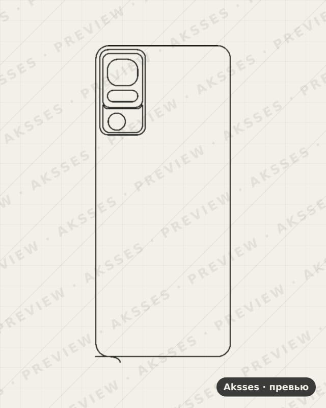 Лекало для TCL 40 XL, Back
