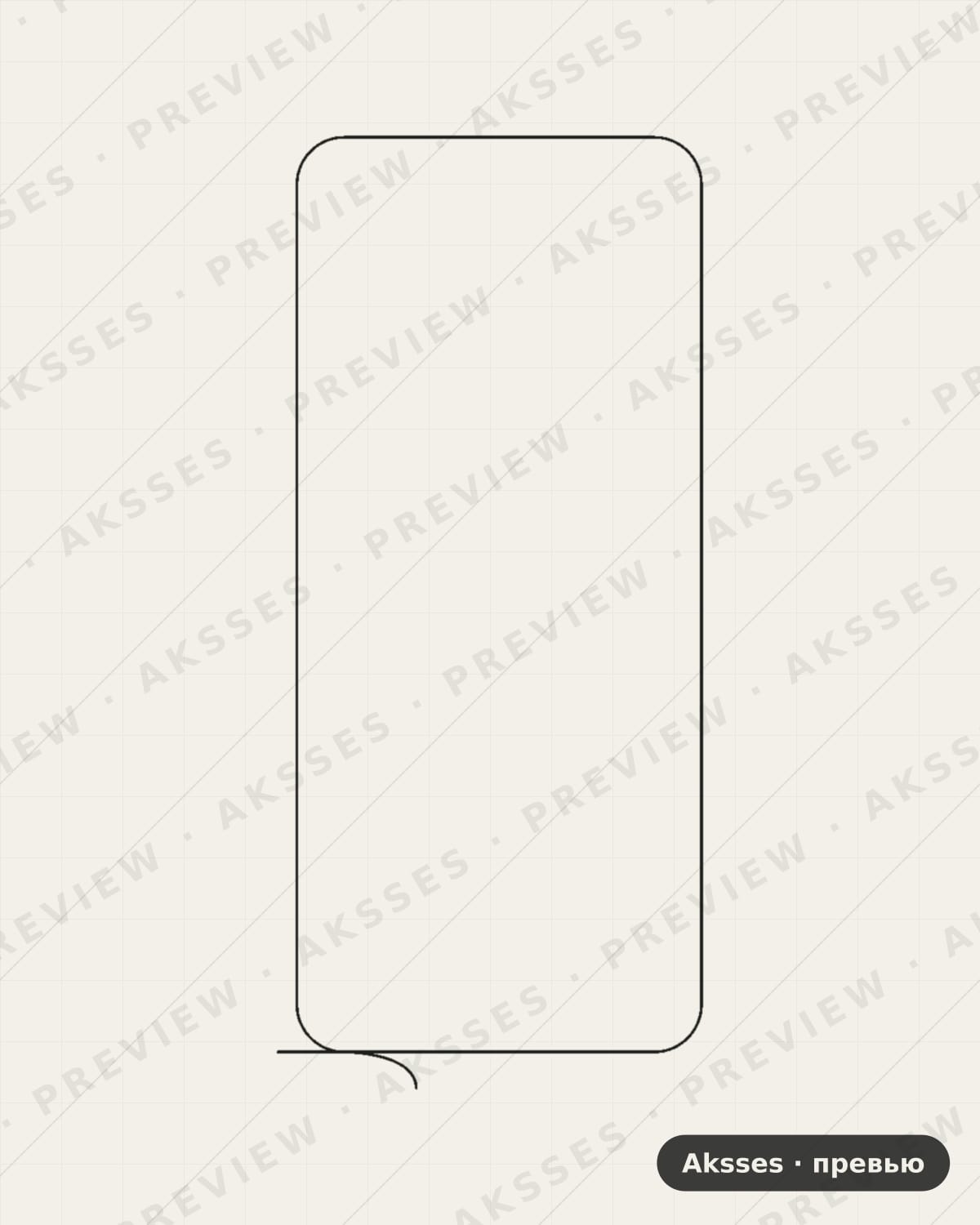 Лекало для HTC Wildfire E3 Lite, Front Shell