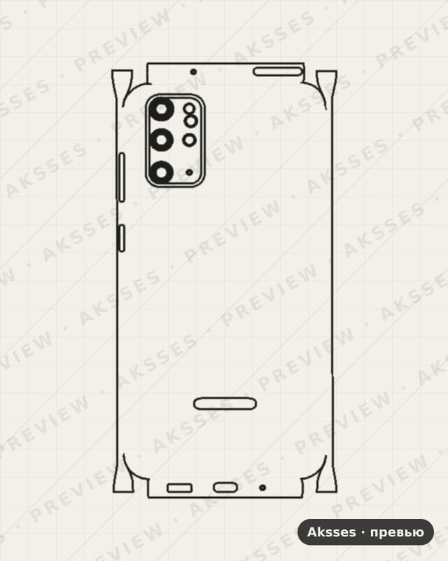 Лекало Galaxy S20+ для Samsung Galaxy S20 Plus, All Inclusive, Logo