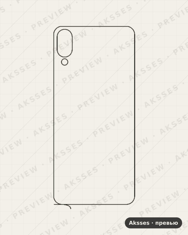 Лекало для Advan G3 Pro, Back, Clear