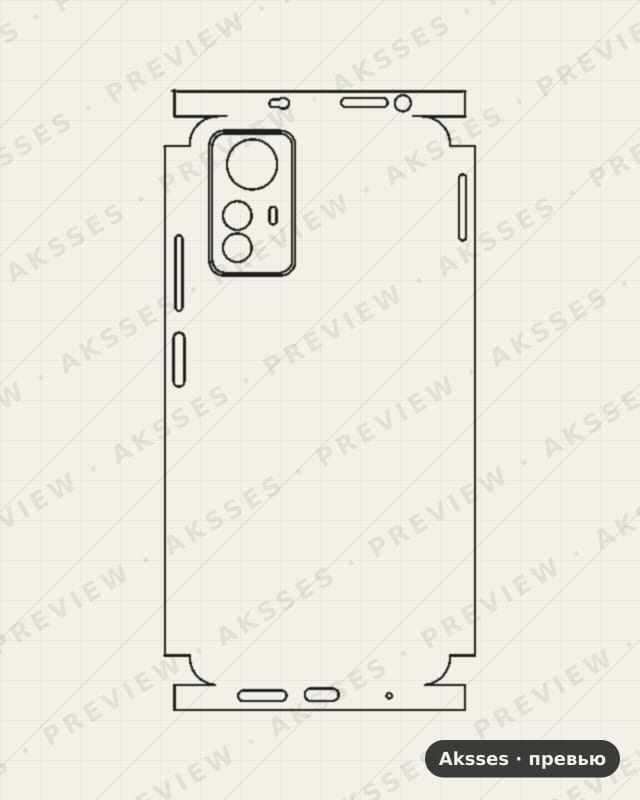Лекало Redmi Note 12S для - SERIES Note 12S, All Inclusive