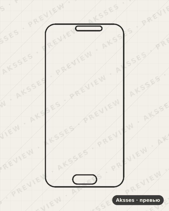 Лекало для Samsung S5 Mini, Front Full