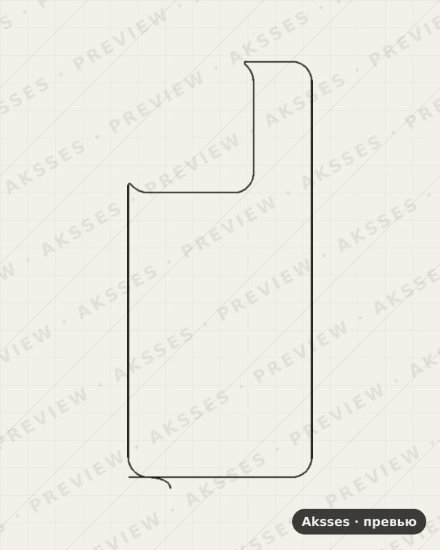 Лекало для Smart-ser. Infinix Smart 7 (India), Back, Clear, India