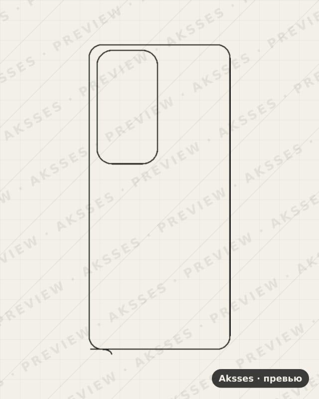 Лекало для Vivo S18, Back