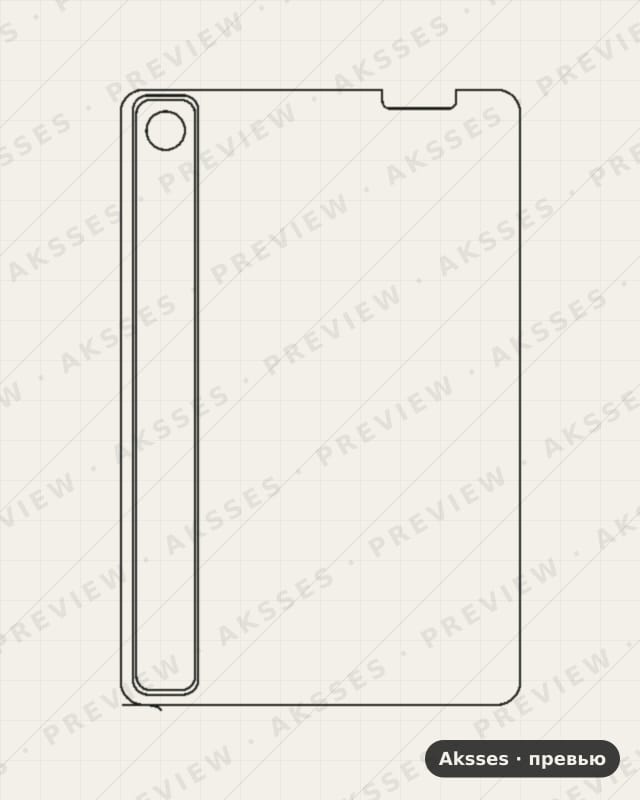 Лекало для TCL TAB 10 FHD, Back