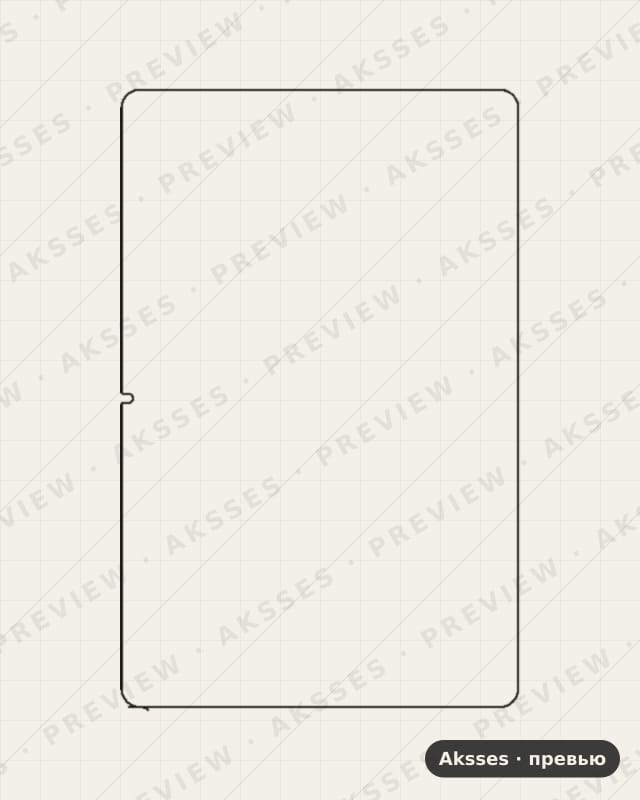 Лекало для TCL TAB 10 FHD, Front Shell, Matte