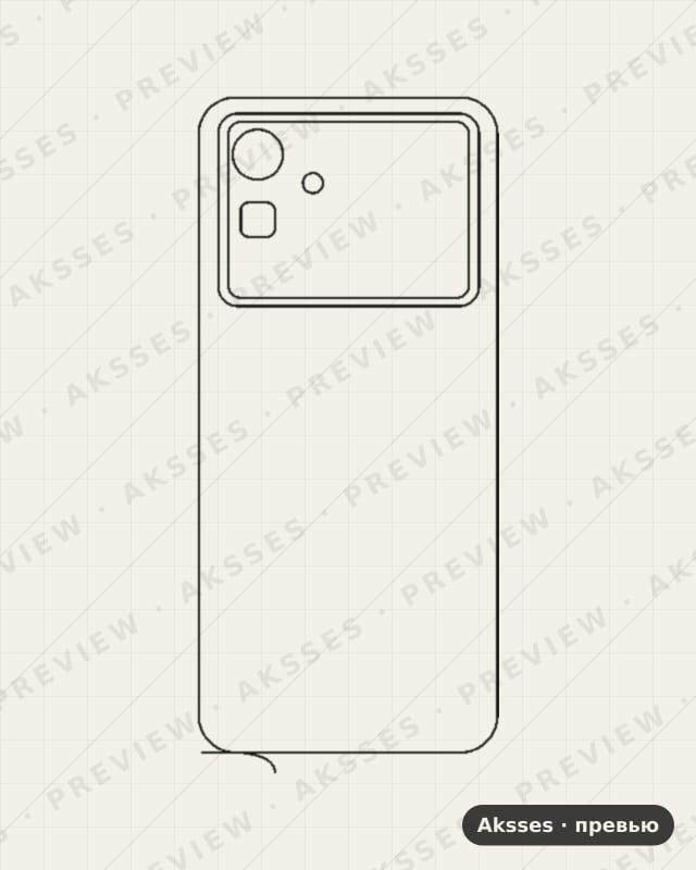 Лекало для Cubot Note 21, Back