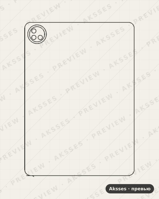 Лекало для Vivo iQOO Pad, Back