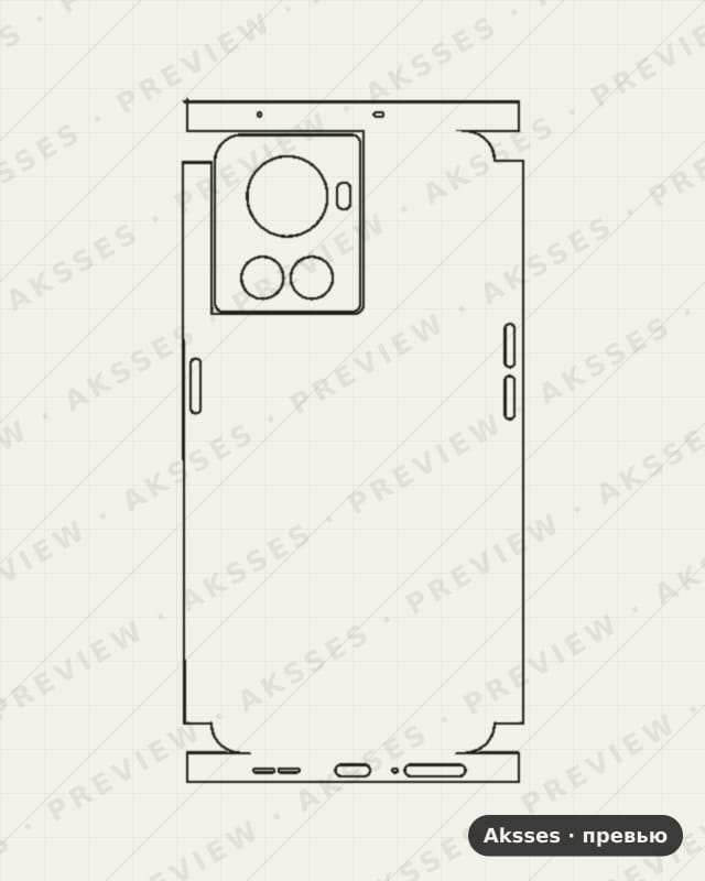 Лекало 1,2,3,5,6,7,8,9,10-ser.One Plus 10R для OnePlus 10R, All Inclusive