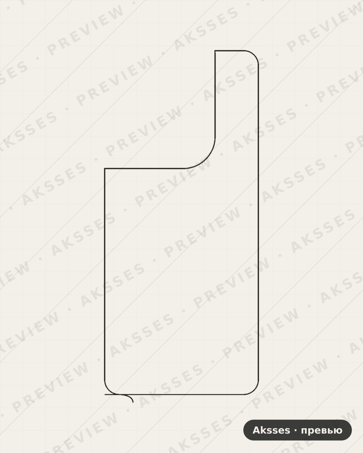 Лекало для Smart-ser. Infinix Smart 8 (India), Back, Clear, India