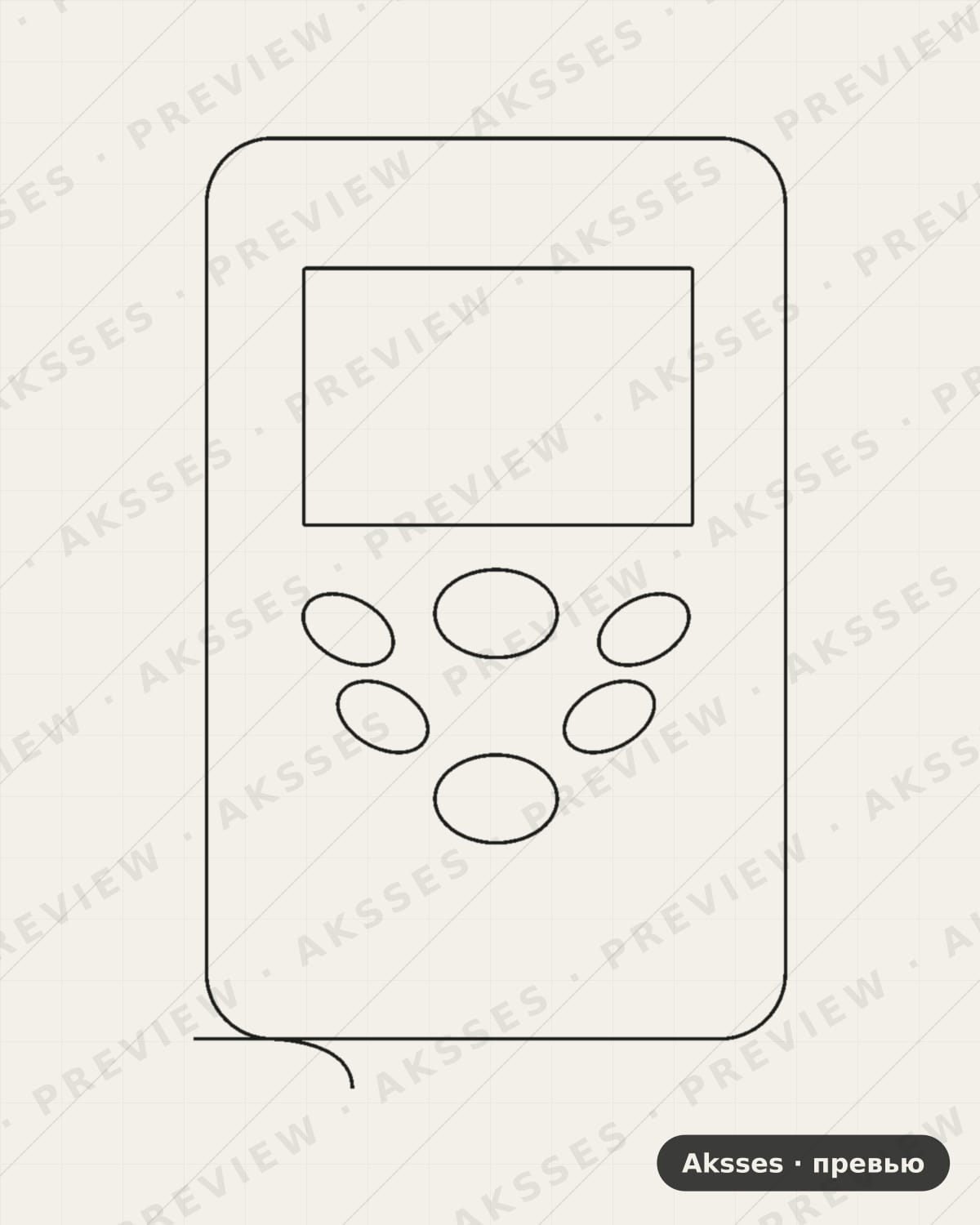 Лекало для WebWellness Balance, Front Full