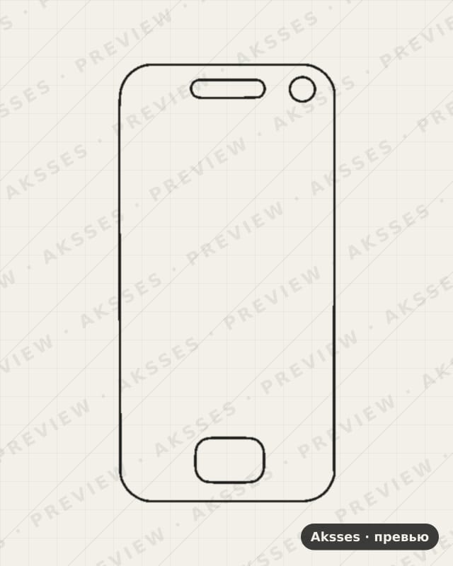 Лекало для Coolpad 8809, Front Full