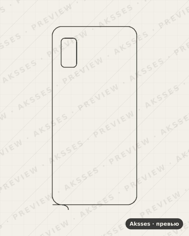 Лекало для Sharp Aquos Wish 2, Back