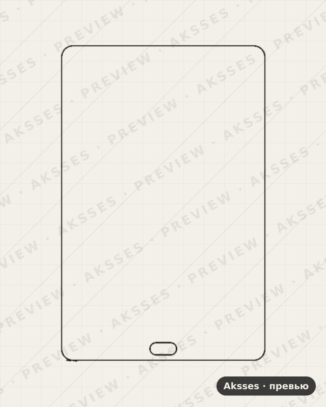 Лекало Galaxy Tab A 8.0 SM-T350 для Samsung Galaxy Tab A 8.0 (SM-T350) (2015), Front Full