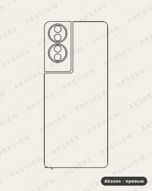 Лекало для TCL 50 SE, Back