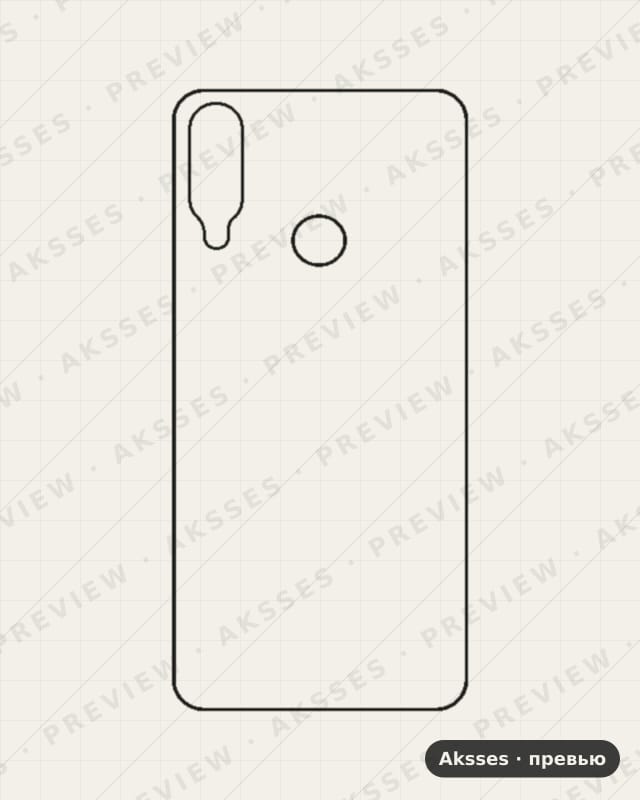 Лекало для Meizu M10, Back