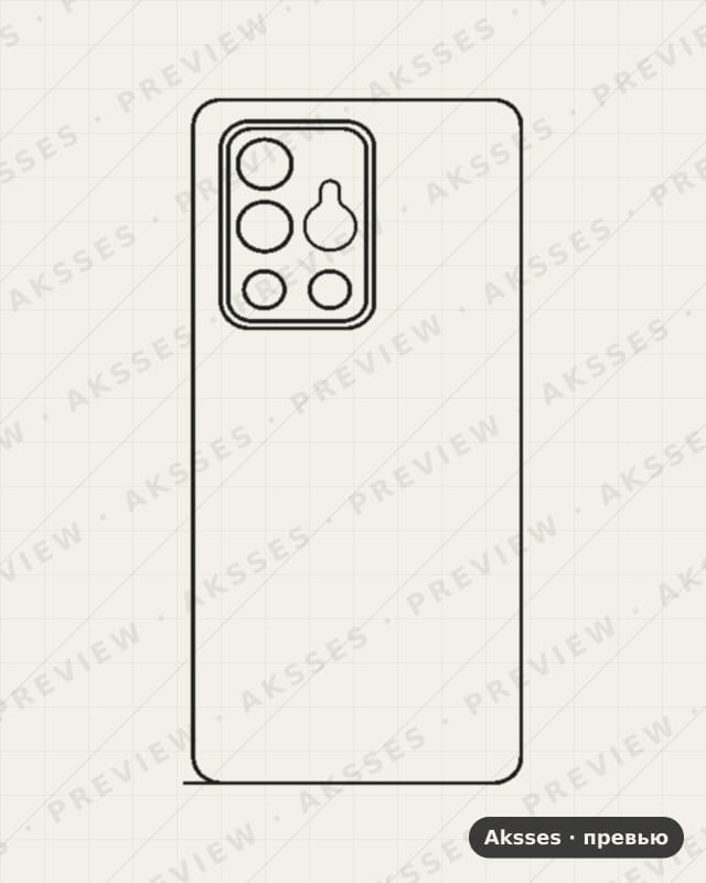 Лекало для Meizu 18 Pro, Back