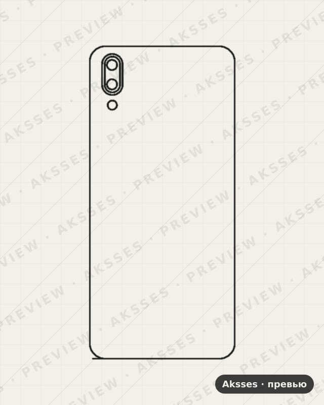 Лекало MEIZU E3 для Meizu Meilan E3, Back Cover