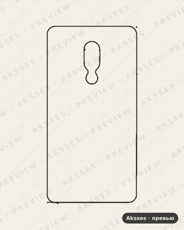 Лекало для Meizu 15, Back Cover