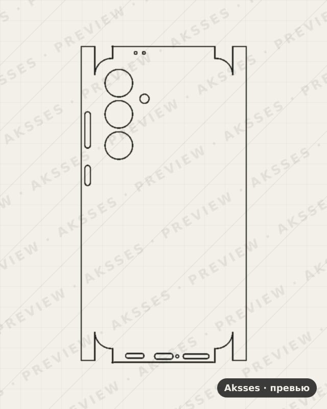 Лекало для Samsung Galaxy S24 Plus, All Inclusive