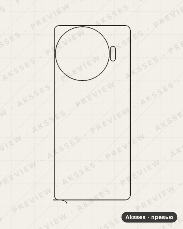 Лекало для Camon-ser. TECNO Camon 30 Pro 5G, Back, Clear