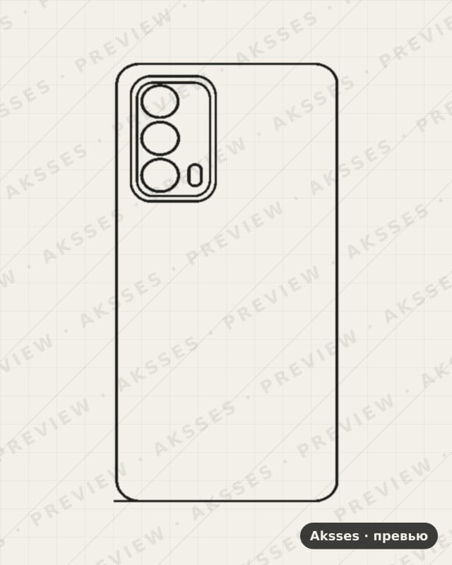 Лекало для Meizu 18, Back