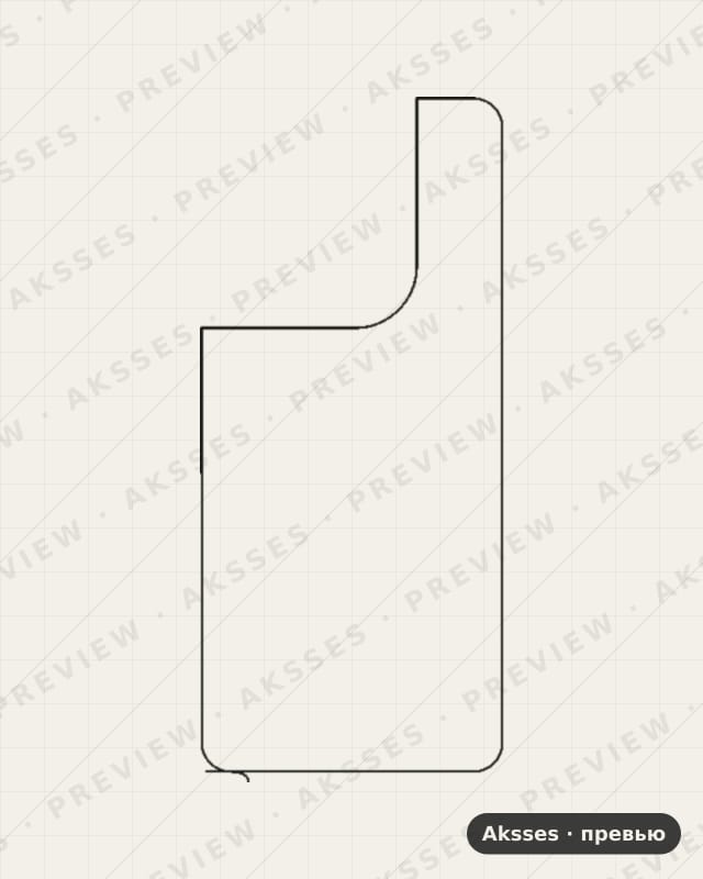 Лекало для Smart-ser. Infinix Smart 8 Pro, Back, Transparent