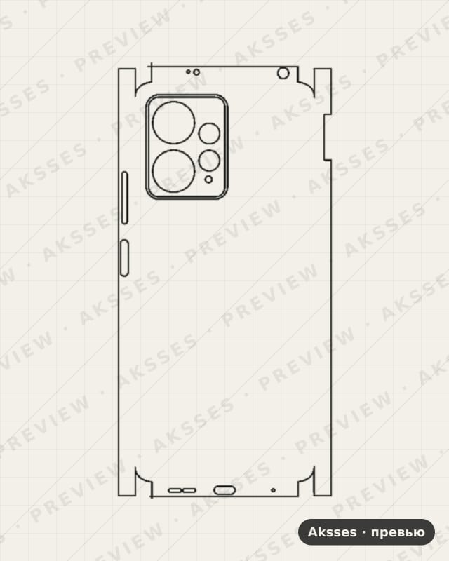 Лекало Redmi Note 12 4G для - SERIES Note 12 4G, All Inclusive