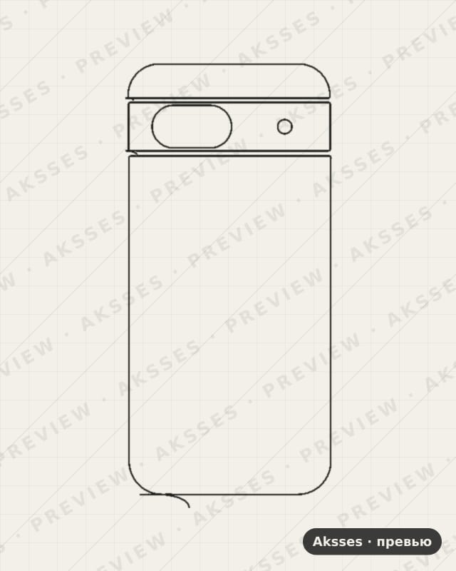 Лекало для Google Pixel 8A, Back