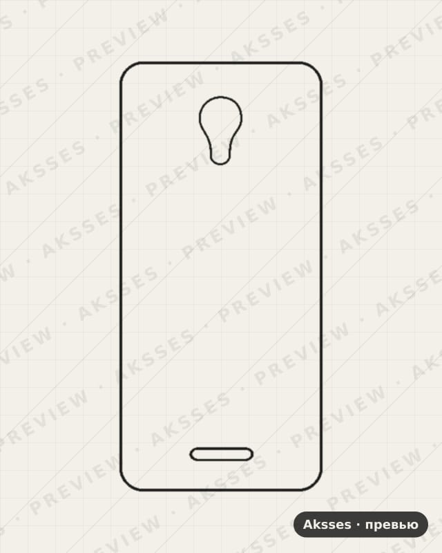 Лекало для Meizu C9, Back