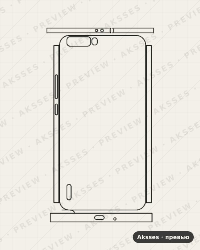 Лекало для Honor 6 Plus, All Inclusive