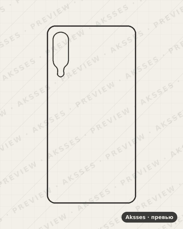 Лекало для Meizu 16Xs, Back