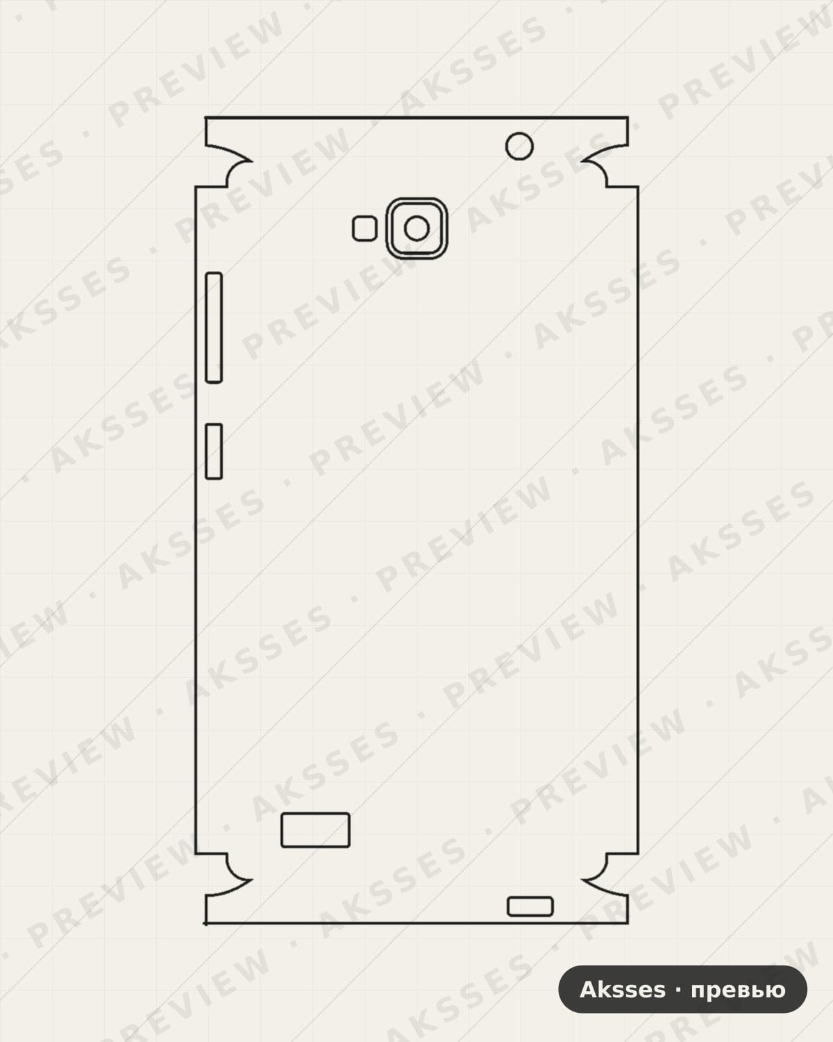 Лекало для Honor 3C, All Inclusive