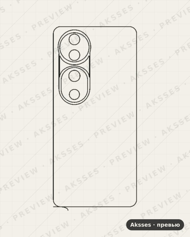 Лекало для Vivo S19 Pro, Back