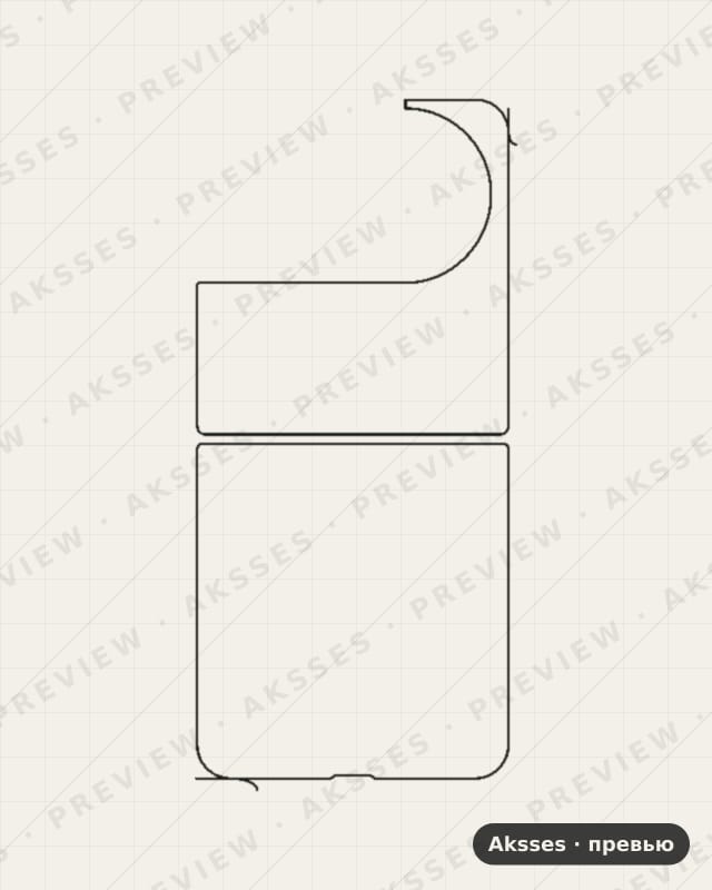 Лекало для Blackview Hero 10, Back, Clear