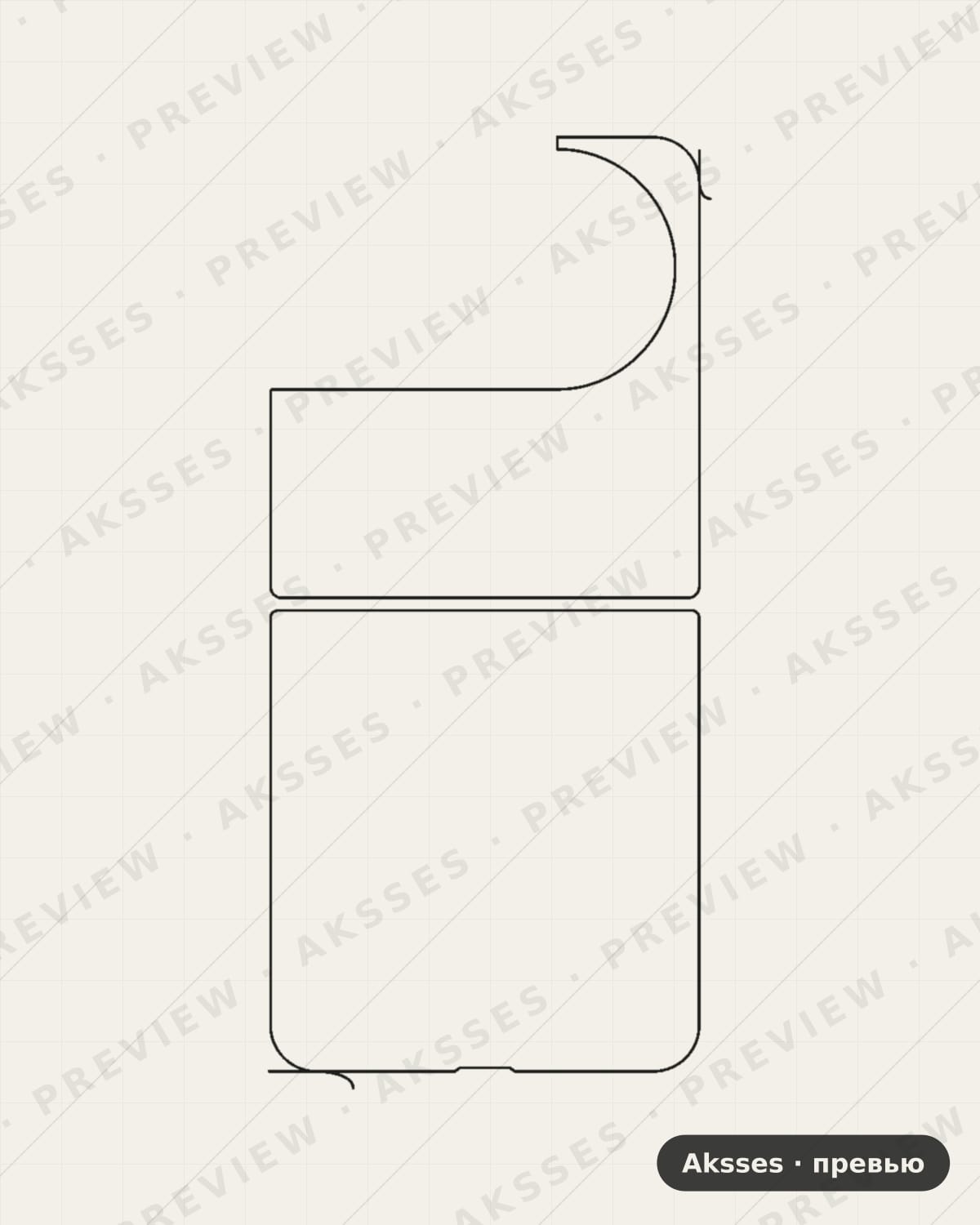 Лекало для Blackview Hero 10, Back, Clear