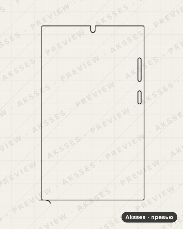 Лекало для Samsung Galaxy S24 Ultra, Front Cover, Matte