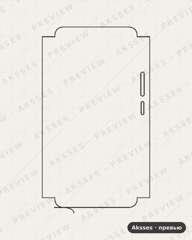 Лекало для Xiaomi Mi 14 Ultra, Front Cover