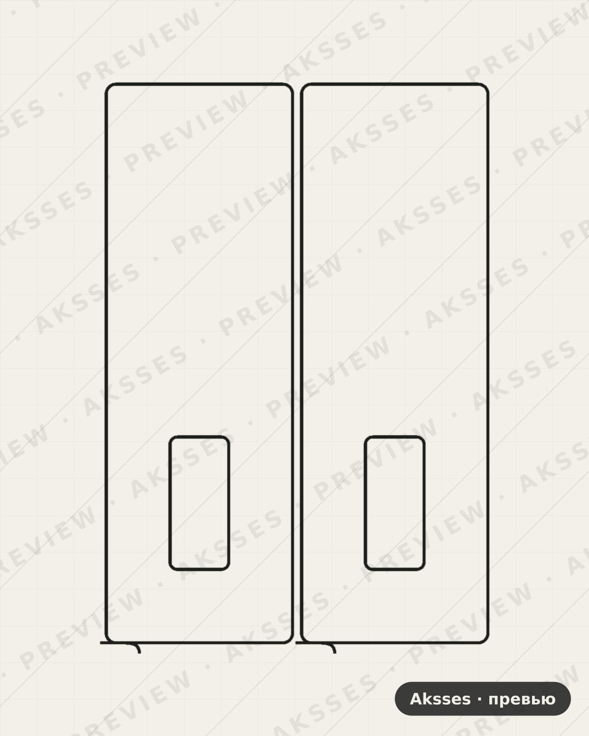 Лекало для Universal 114/38, Front Full