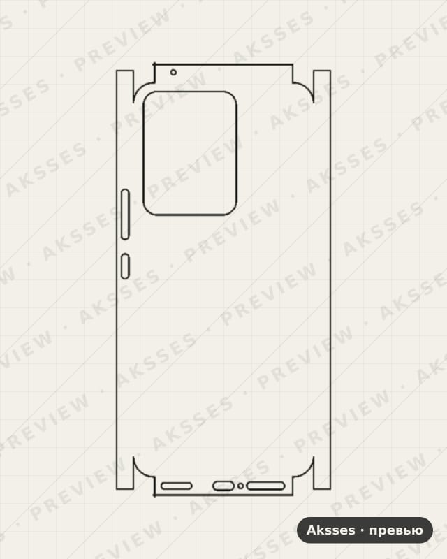 Лекало для Vivo V29e 5G, All Inclusive, Clear