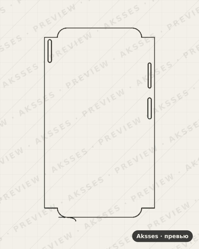 Лекало для Samsung Galaxy F14, Front Cover