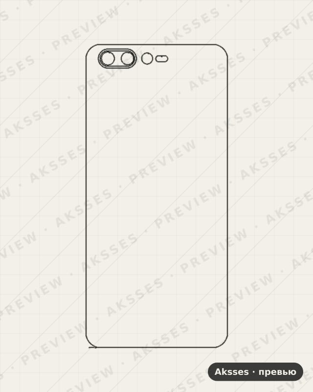 Лекало для Asus Zenfone 4 Pro（ZS551KL）, Back Cover, Zs551kl
