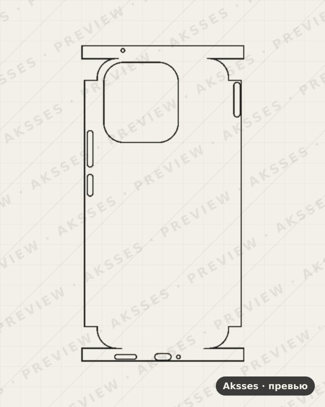 Лекало для Honor X60i, All Inclusive, Clear