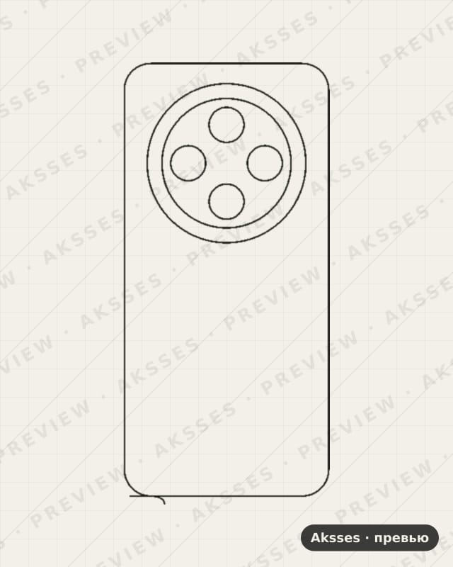 Лекало для Vivo Y300 Pro, Back