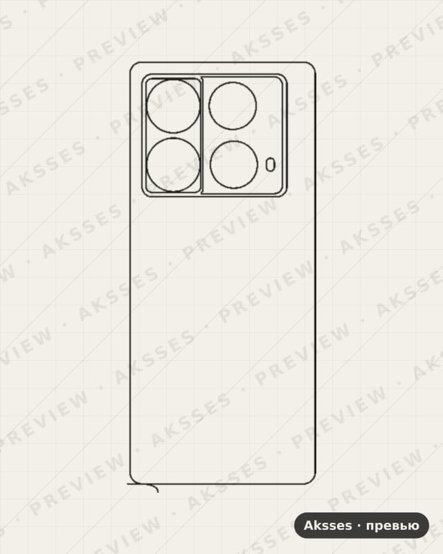 Лекало для Note-ser. Infinix Note 40 5G, Back