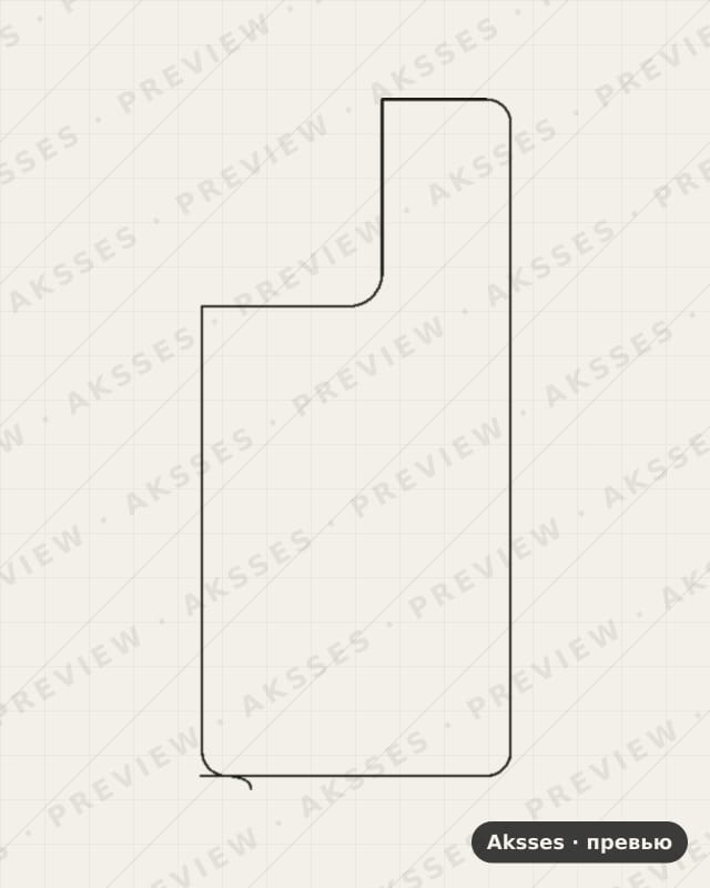 Лекало для Motorola G75, Back