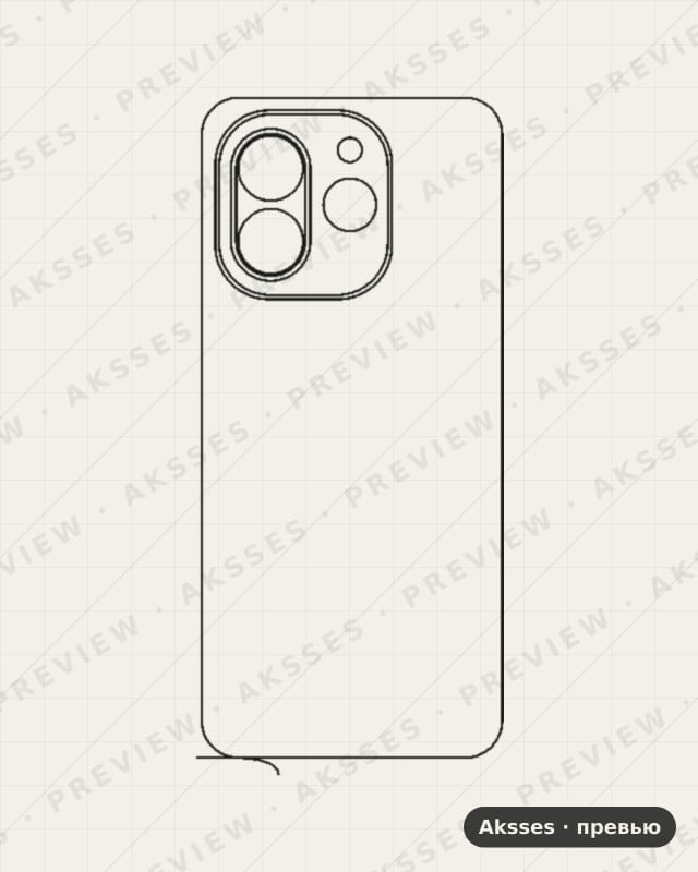 Лекало для ser. TECNO Spark 30C 5G, Back